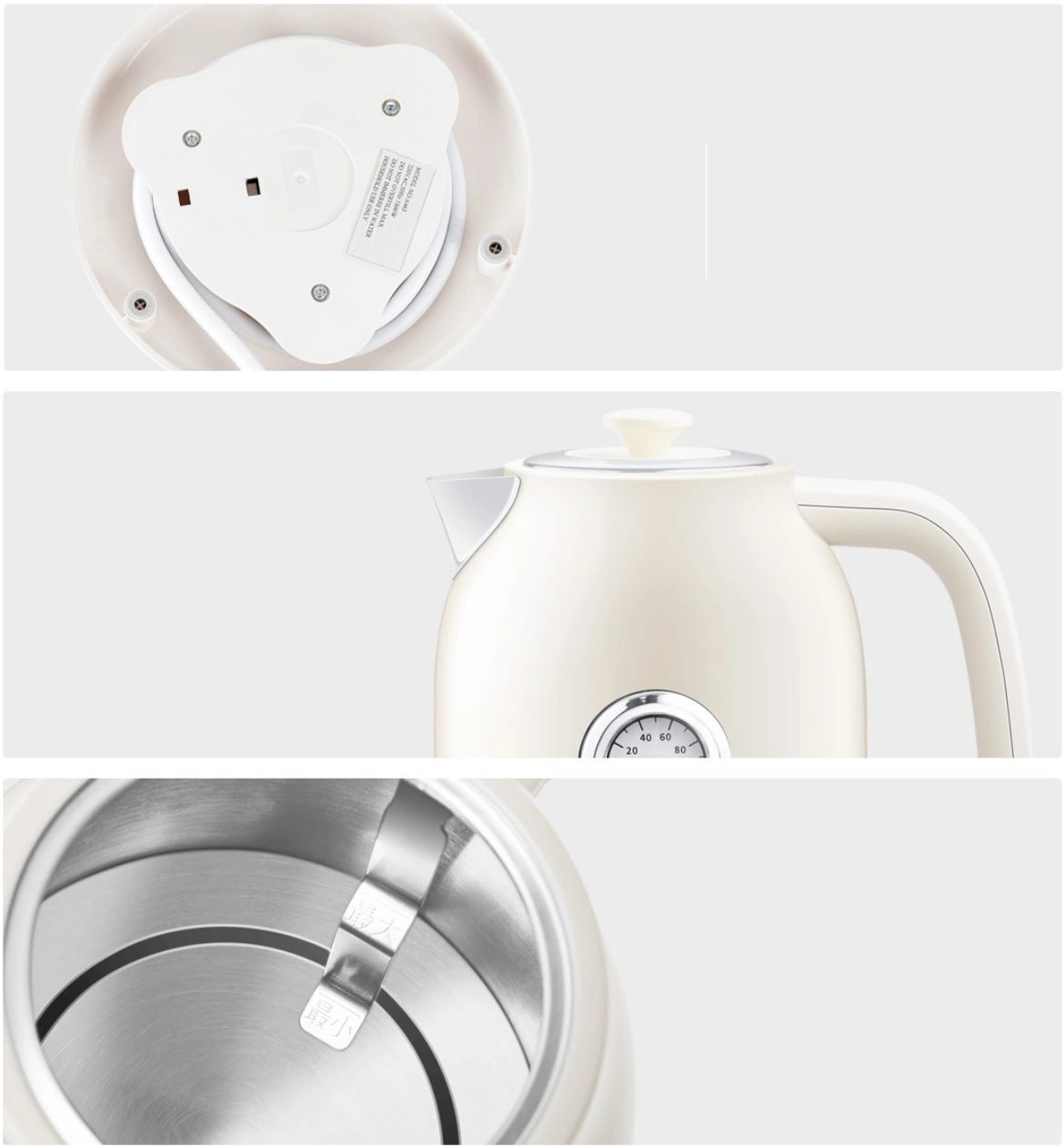 Ấm đun nước siêu tốc Xiaomi Ocooker QS-1701 (có nhiệt kế cơ học thông báo)